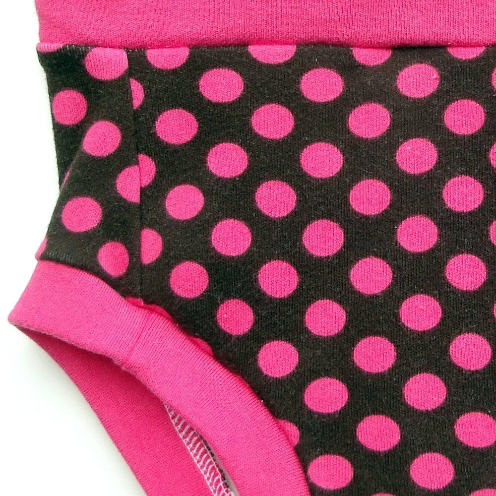 Cloth Training Pants - Convertible - SM Pink Polka Dot