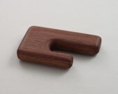 Wooden Mitten Rattle- Walnut