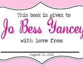 Bookplate Sticker - JPG version