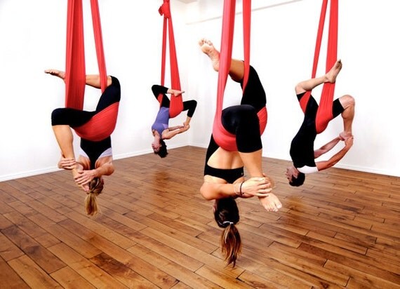 SPRING SALE - Aerial Sling / Yoga Hammock - 10 Yards