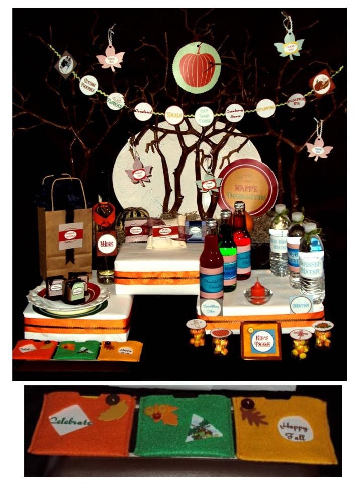 Printable DIY Happy Thanksgiving Fall Design Collection - Instant Downloand Il_570xn