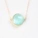 Aqua Chalcedony of the Sea Necklace
