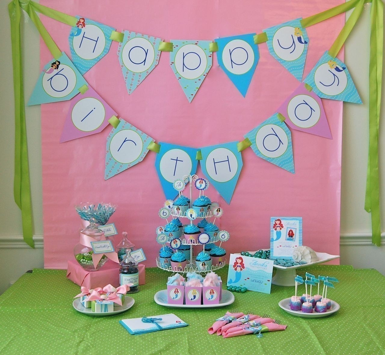 Little Mermaids Birthday Printable Party Pack - DIY Il_170x135