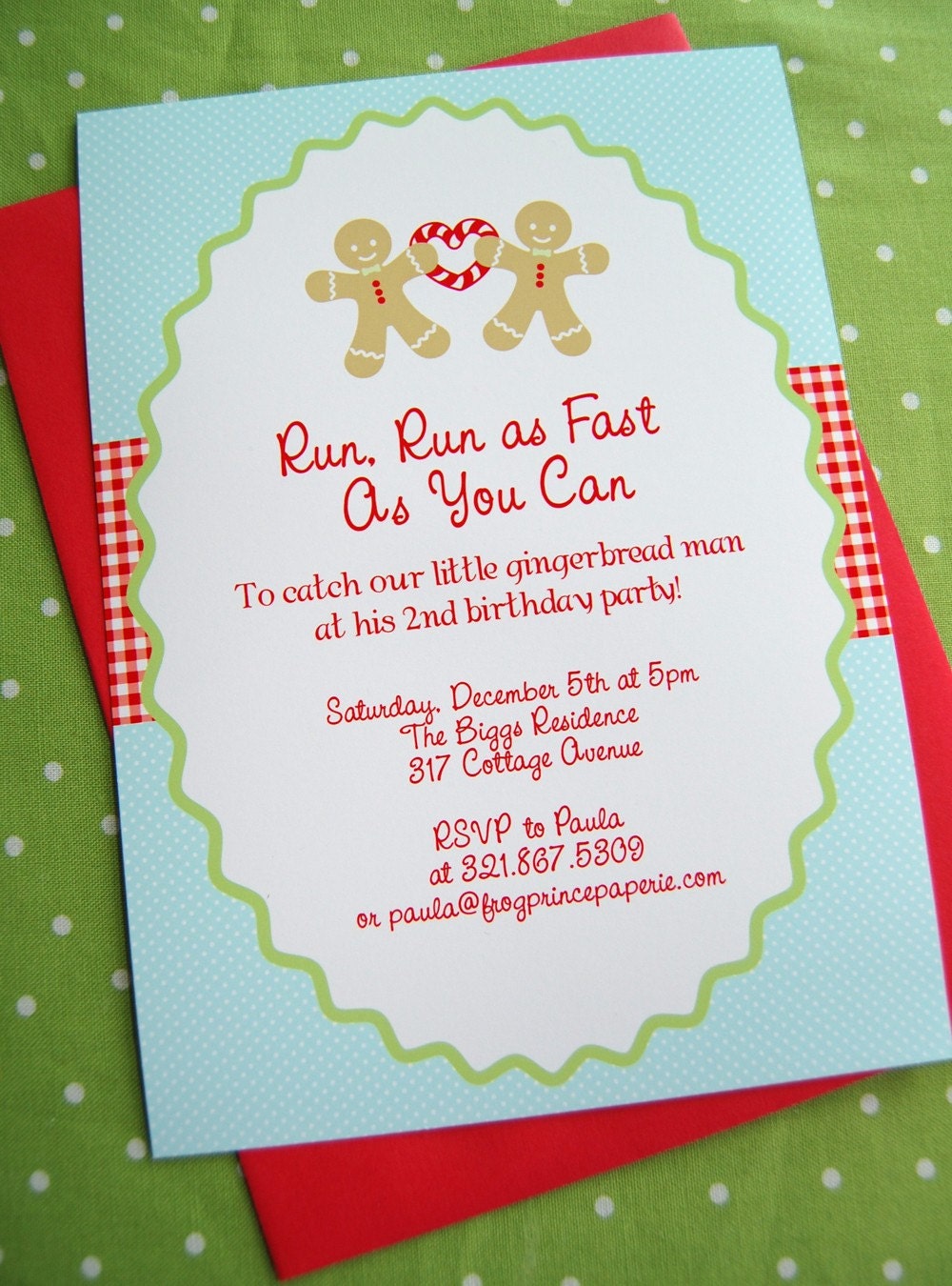 Gingerbread Birthday Party Pack - DIY Printable