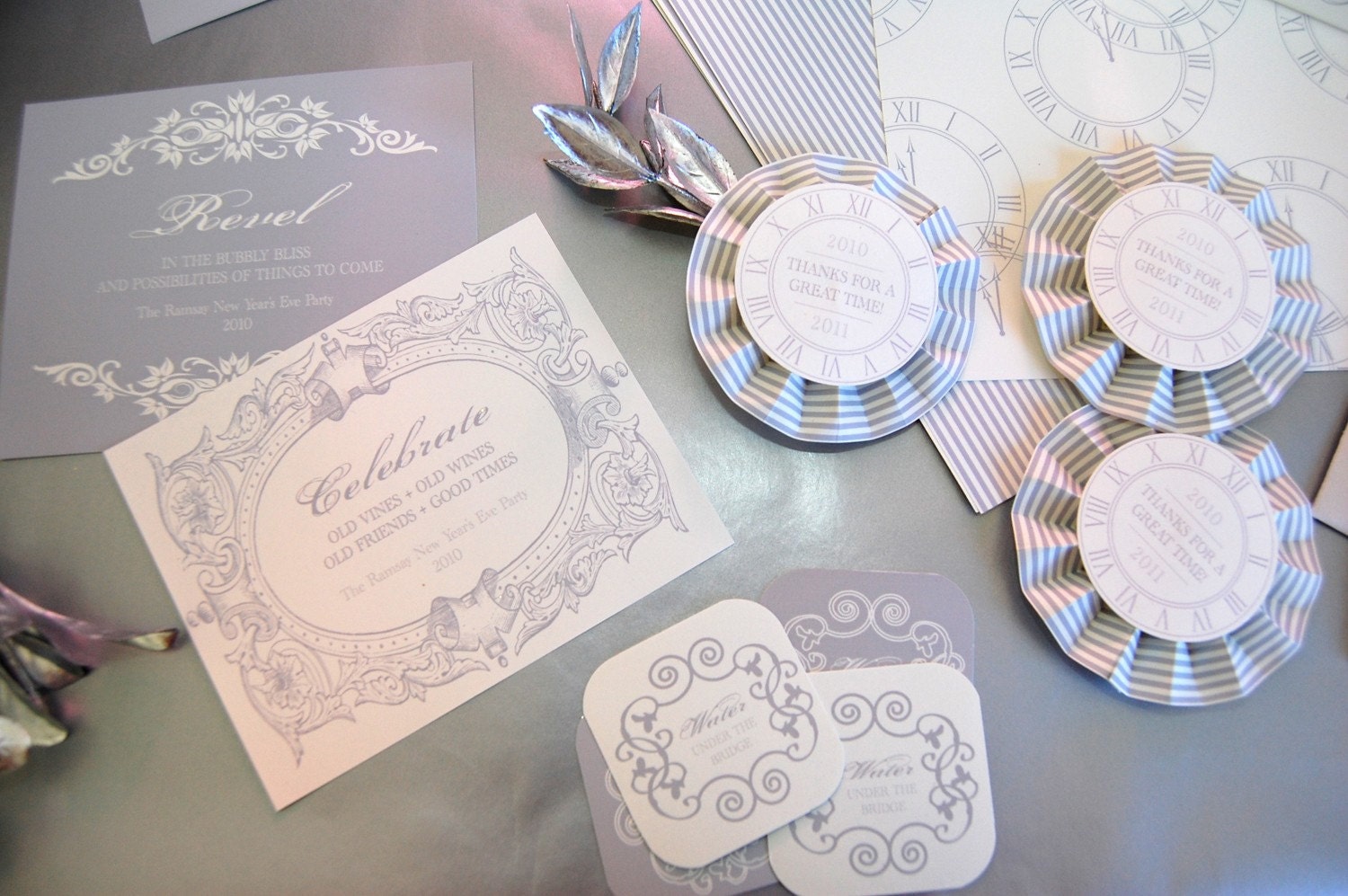 Vintage New Years Eve Printable Party - DIY