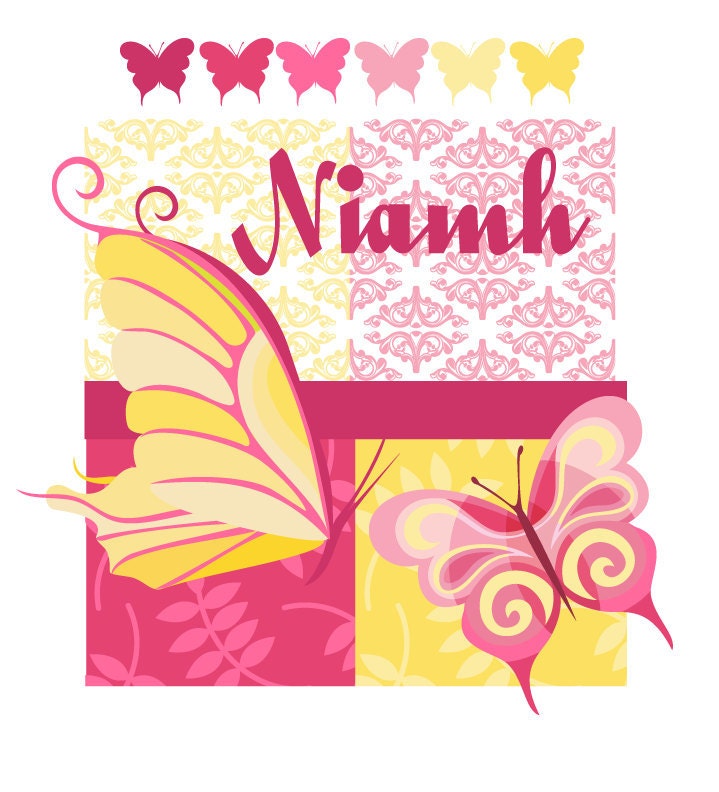 Bright Butterfly Printable Party set as seen on AMY ATLAS