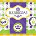 Mardi Gras Printable Party as seen in YUM Food and Fun For Kids Magazine -- SALE