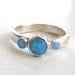 Engagement Ring -opal ring silver ring - Recycled silver sterling ring Made to order