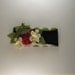 Strawberry Headband Felt Flowers "Strawberry and Cream" flowers with pearly centers