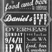 The Last Weekend as a 20something / Bachelor / Guy w/o Kids / Send Off Overseas. Modern Party Invite, any text or colors by Tipsy Graphics