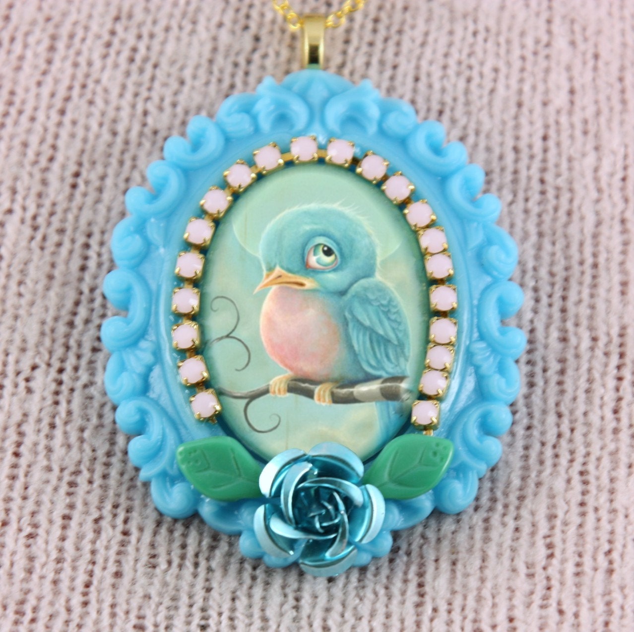 Sweet Bluebird Necklace