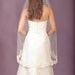 Wedding Veil - Fingertip with Alencon Lace - made to order - white, diamond white, ivory, champagne, blush