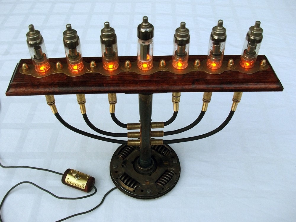 Steampunk Industrial Menorah
