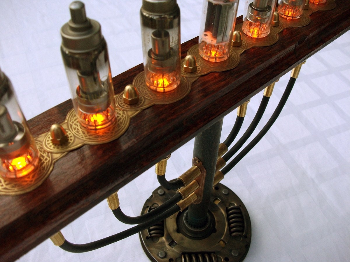 Steampunk Industrial Menorah