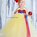 Snow White tutu dress - halloween, pageant, birthday outfit up to 4t