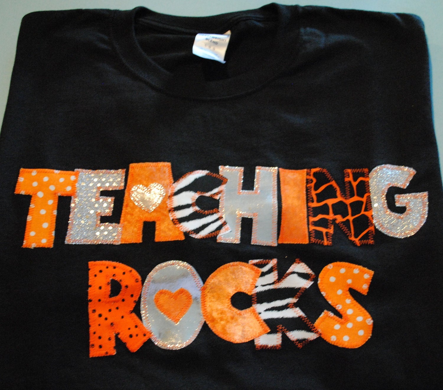Teachers Rock Bling Shirt