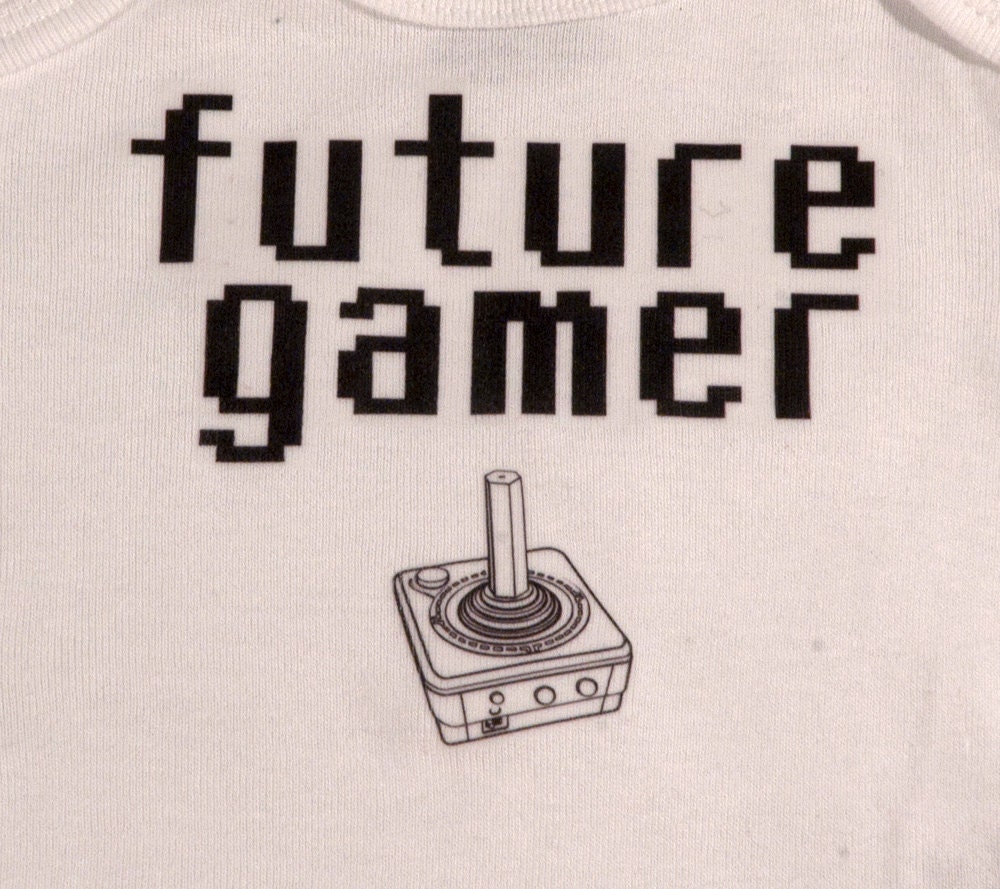 Future gamer baby/toddler shirt or bodysuit in sizes NB to youth punk goth rocker gamer
