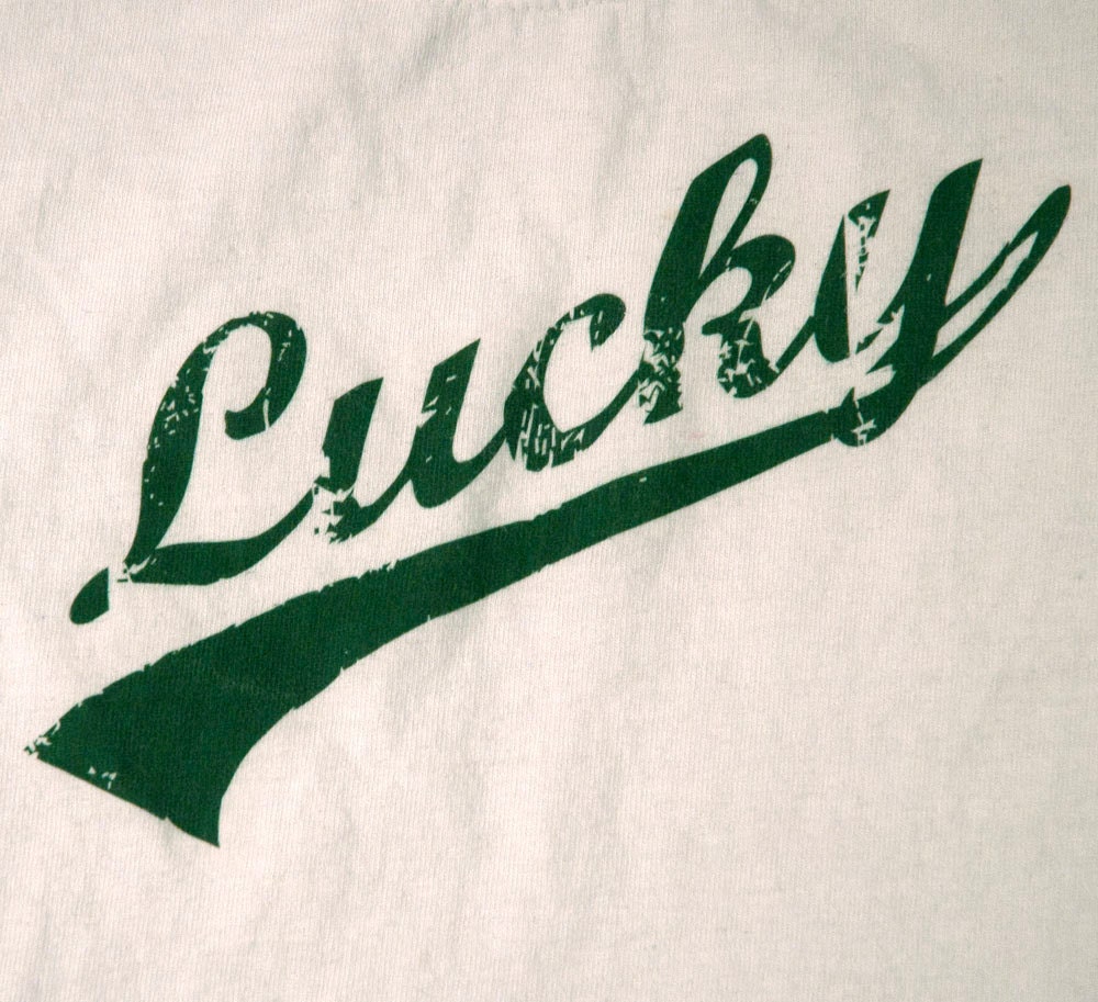 st. patricks day baby/toddler shirt or bodysuit "lucky" in sizes NB to youth