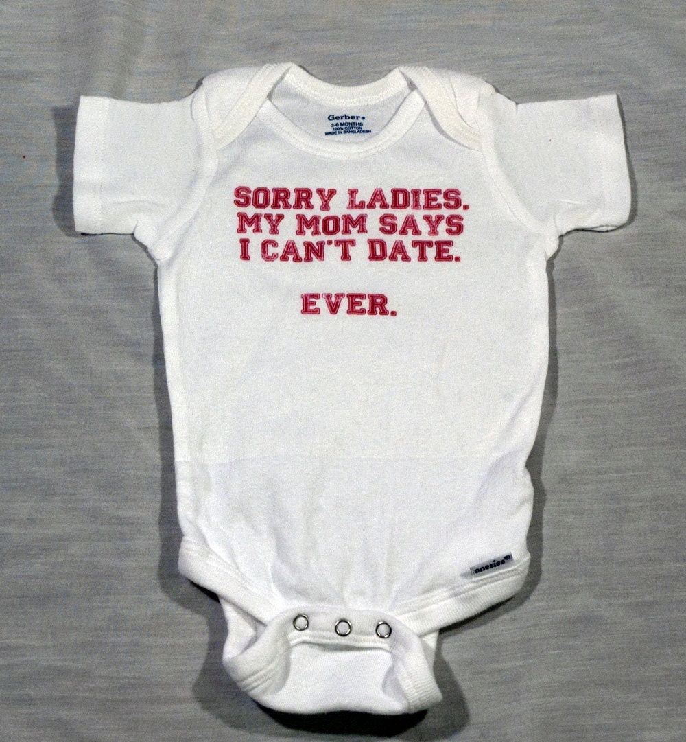 valentine baby/toddler shirt or bodysuit "sorry ladies" in sizes NB to youth