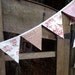 Bunting Flags Romantic Vintage Florals Wedding, home decor, photo prop, nursery