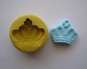 Crown Flexible Mold/Mould (19mm) For Miniature Food, Sweet, Dessert, Craft, and Jewelery (Resin, Paper, Scupley III, Fimo and Premo Clay)(M78)
