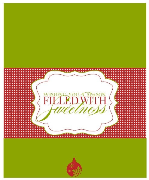 Christmas Candy Bar Wrapper - A Red and Green Traditional Christmas PRINTABLE Party Collection by Love The Day Il_170x135