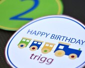 PRINTABLE PARTY CIRCLES - Choo Choo Train Birthday Party Collection by Love The Day