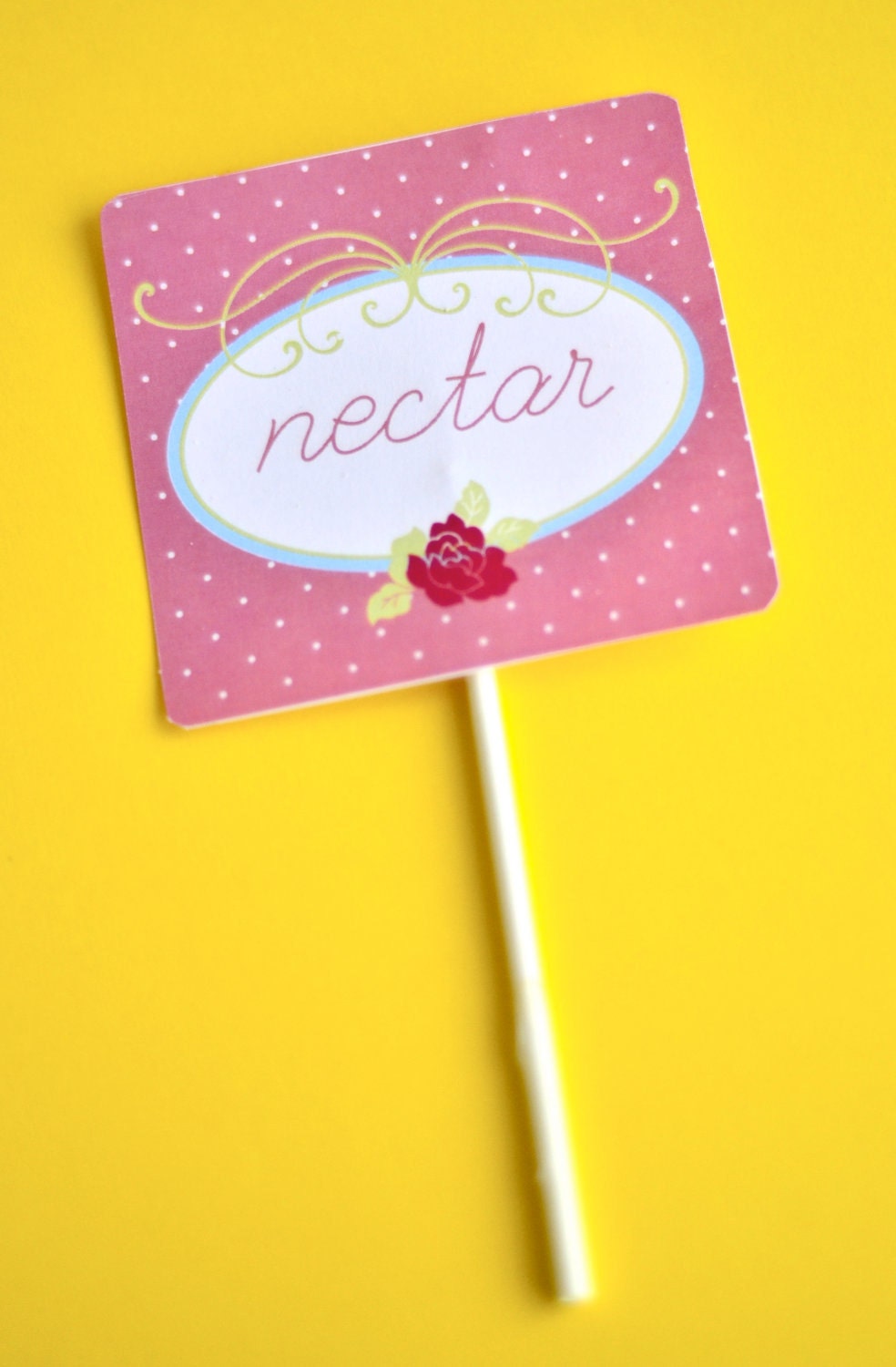 Vintage Tea Party PRINTABLE DIY Custom Birthday Food Labels by Love The Day