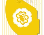 Yellow Sunshine Party PRINTABLE Paper Party Hat (INSTANT DOWNLOAD) by Love The Day Il_170x135