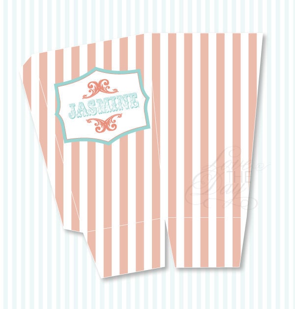 Vintage Circus PRINTABLE Birthday Favor Box from Love The Day Il_570xn