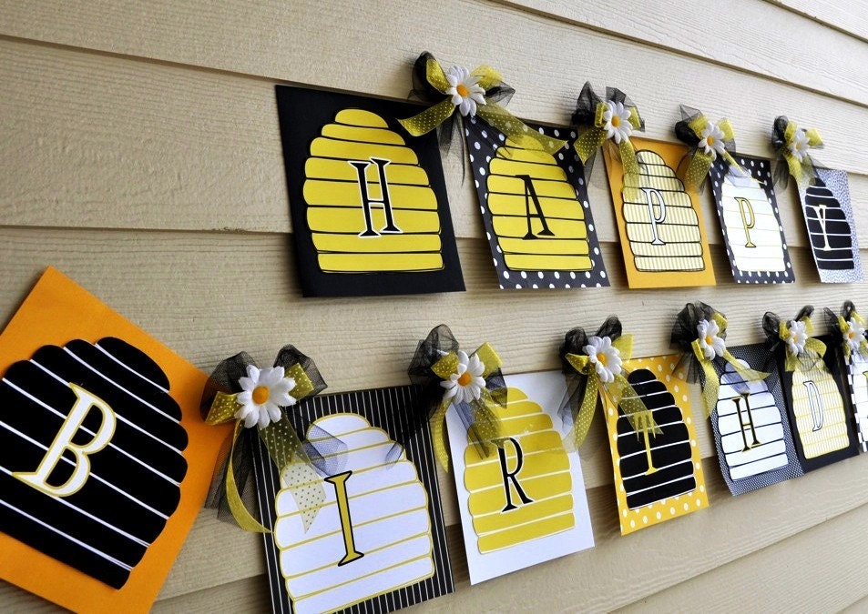 Honey Bee Party PRINTABLE Birthday Full Party from Love The Day
