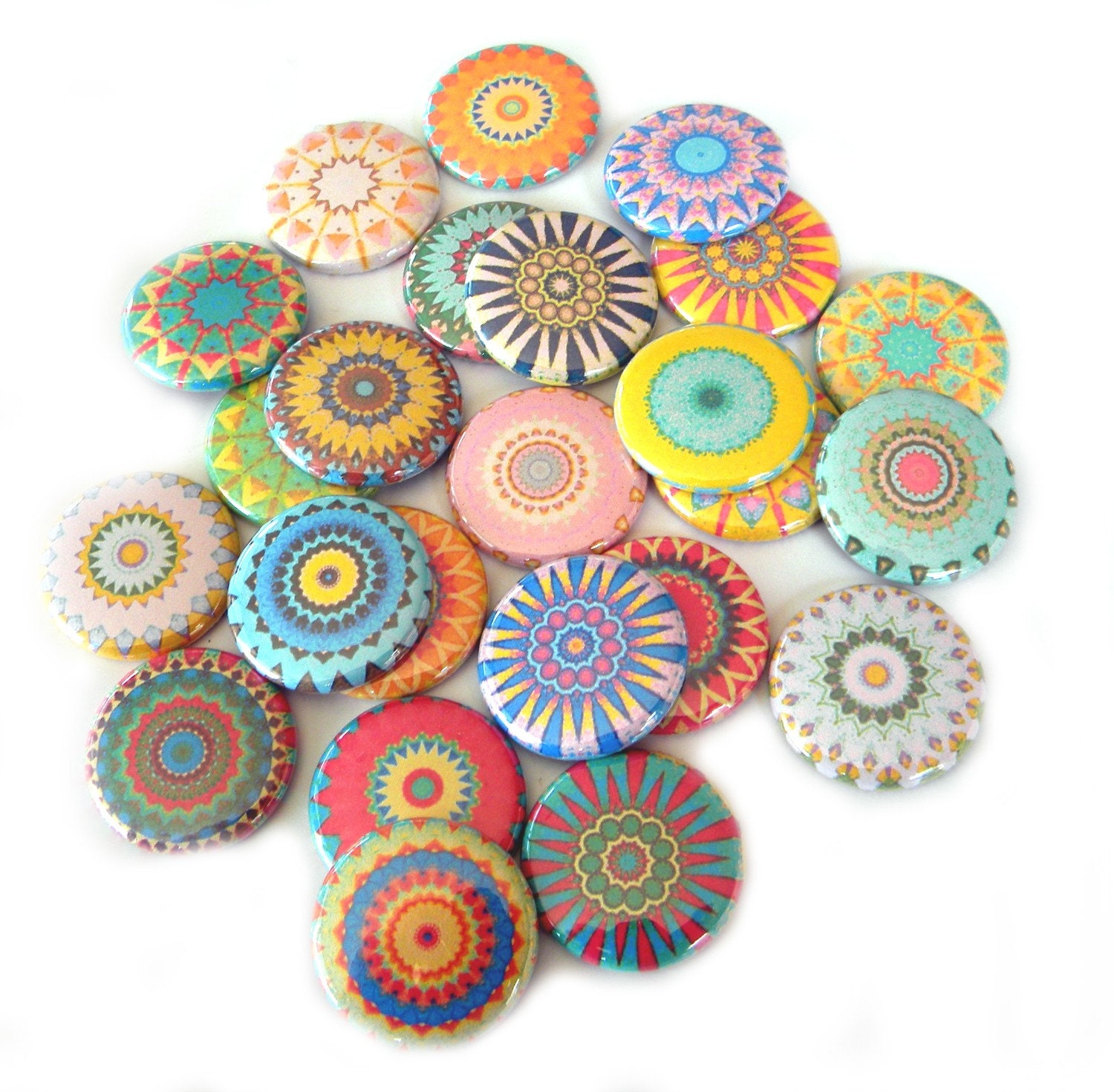 Button- Kaleidoscope (set of 20)