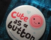 cute button pocket mirror