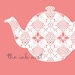 CLIP ART - Doily Tea Set - for commercial and personal use