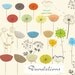 CLIP ART - Dandelions - for commercial and personal use