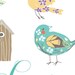 CLIP ART  - Spring Birds - for commercial and personal use