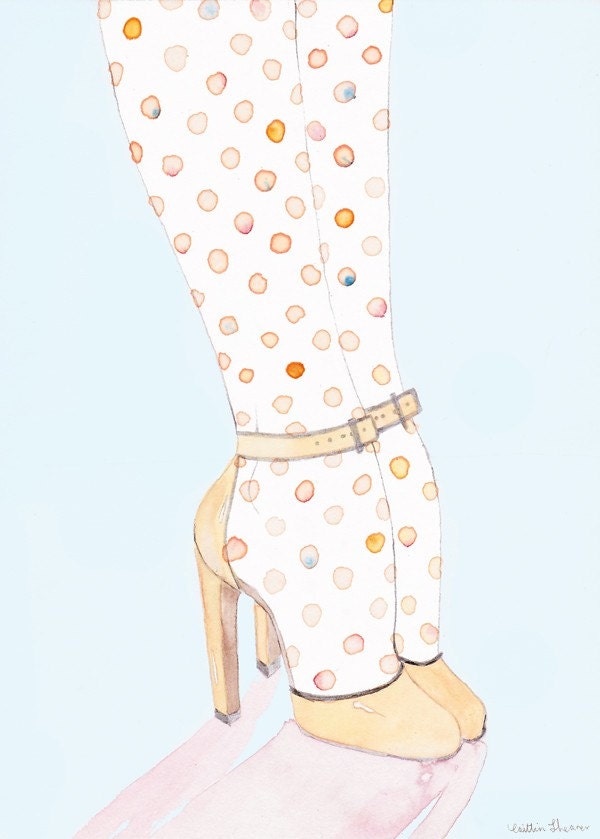 Polka, a4 giclee print