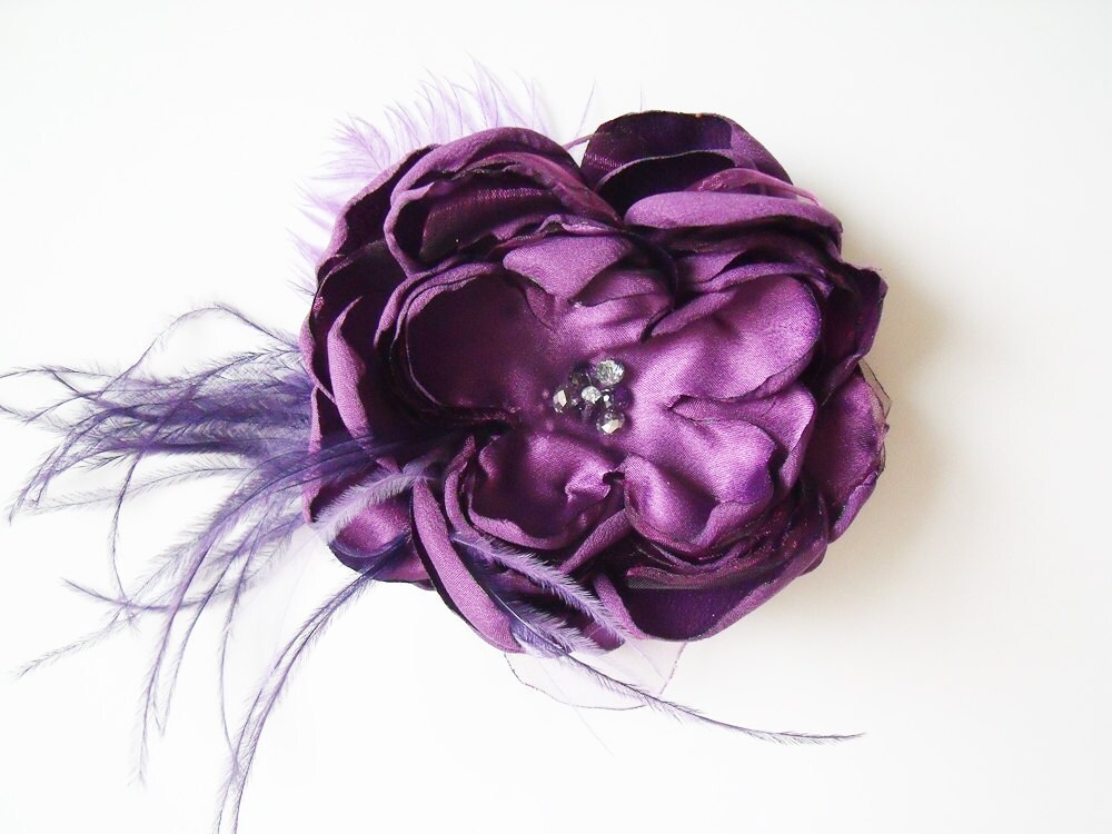 satin fabric flowers
