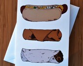 Threes Company Greeting Card - Blank Inside