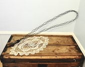 Vintage Primitive Braided Wire Rug Beater
