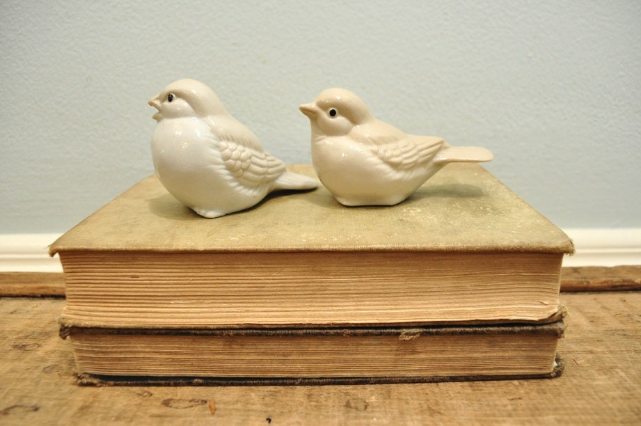 Vintage Ceramic Bird Figurines by JoieDeCleve on Etsy