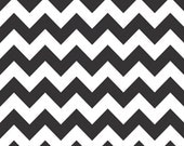 Riley Blake Chevron fabric in Black, C320-110  --fat quarter, in stock - WhimsyQuilts