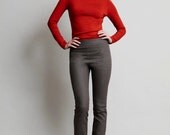 Jersey top - long-sleeve tee - burnt orange