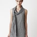Gingham Bow Dress - Playful 100% cotton black and white checkered dress