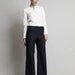 Silk Long-Sleeved Shirt - Pure White Silk