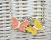 Butterfly love necklace