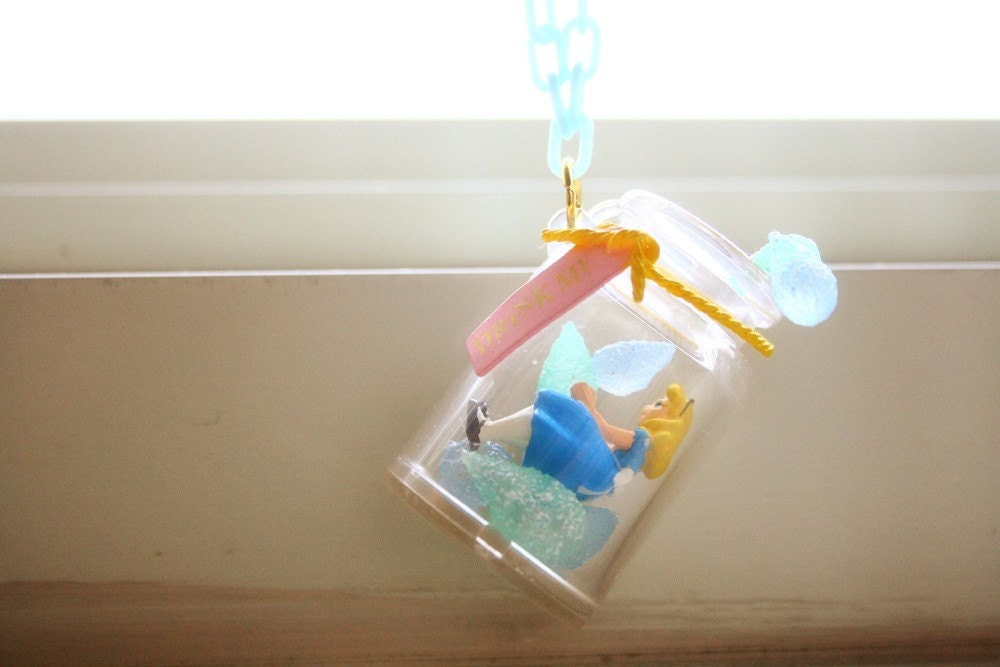 Drink me bottle Alice in Wonderland necklace