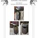 Steampunk Smartphone holder leather work pattern
