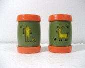 Salt and Pepper Shakers from St Labre Indian School