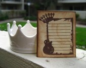 Rock Royalty Journaling Cards 6 cards size 3 in x 2.5 in